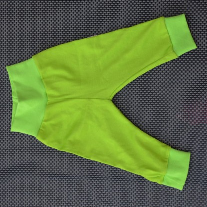 Bavlněné tepláčky jednobarevné Zelené